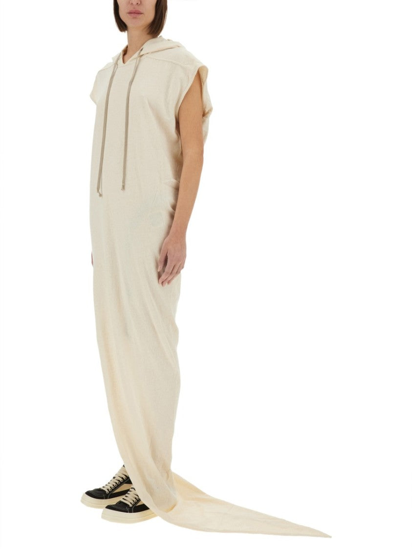 Drkshdw By Rick Owens Relaxed Maxi Dress With Hood