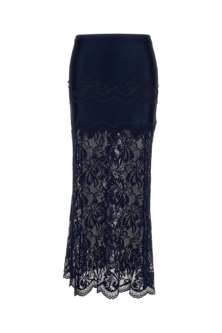 Rabanne Lace Midi Skirt
