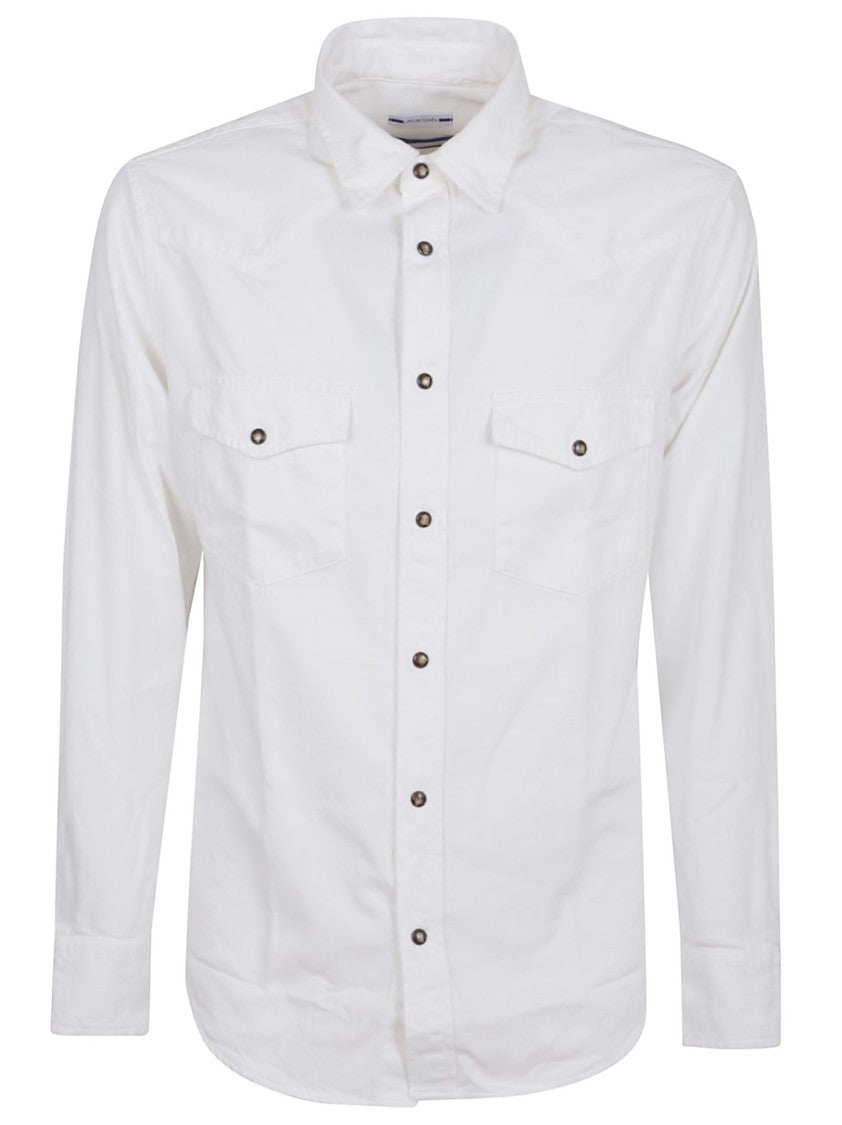 Jacob Cohen Tailored White Cotton Shirt