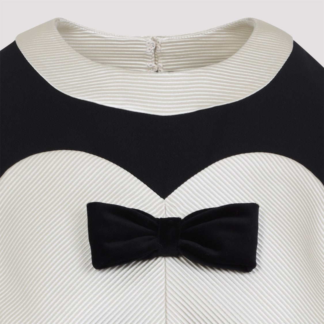 Valentino Black Virgin Wool Mini Dress