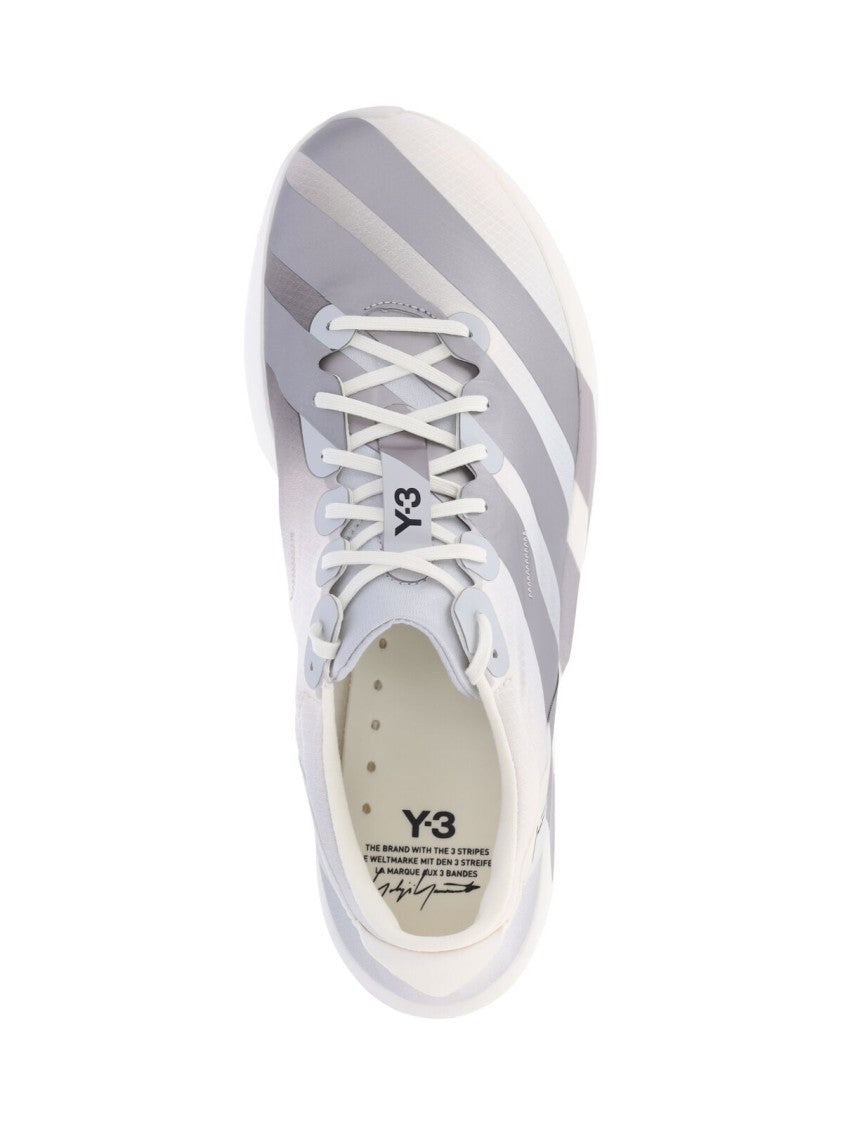 Y-3 White Adios 9 Contrast Sneakers