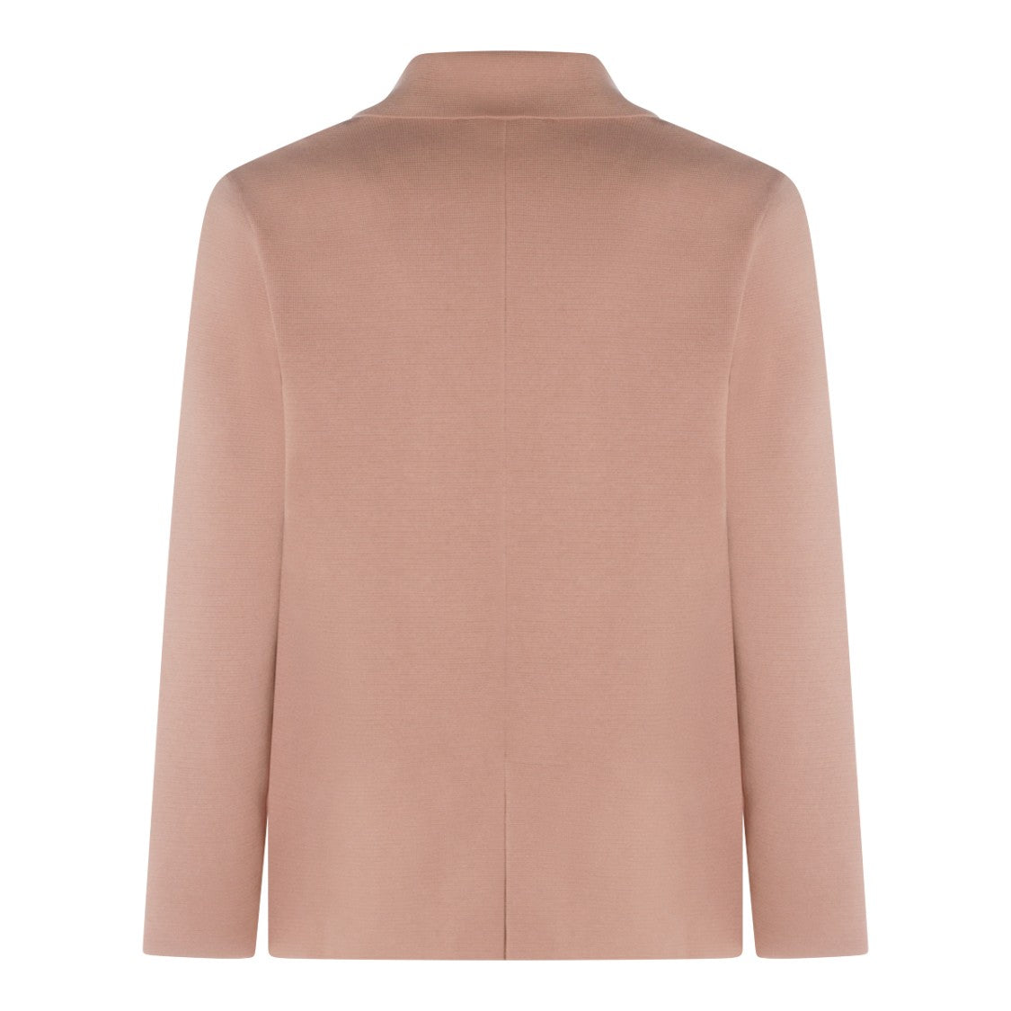 Malo Camel Cotton Blazer With Lapel Collar