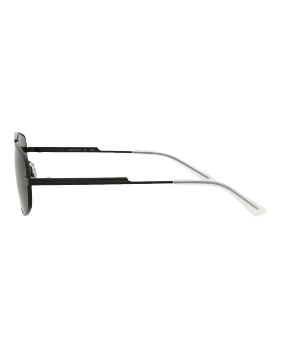 Bottega Veneta Aviator-Frame Metal Sunglasses