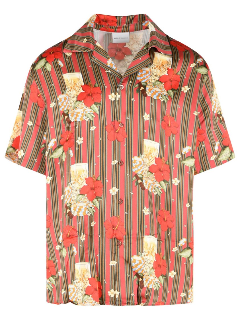 Drôle De Monsieur Multicolored 'Hibiscus Club' Shirt