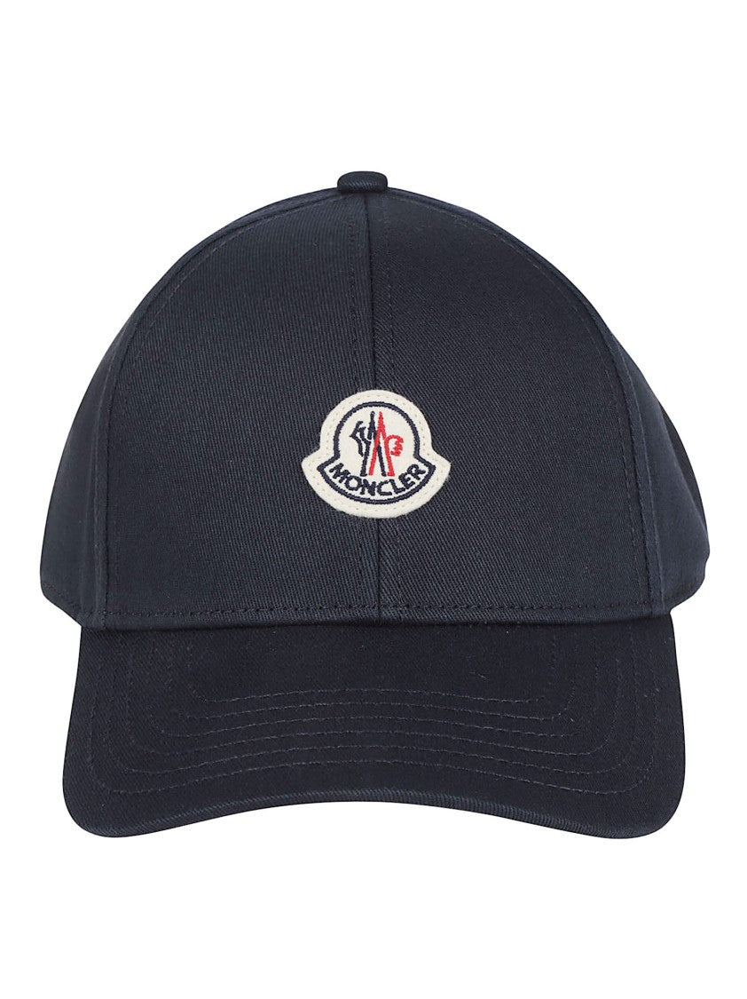 Moncler Embroidered Logo Black Baseball Cap