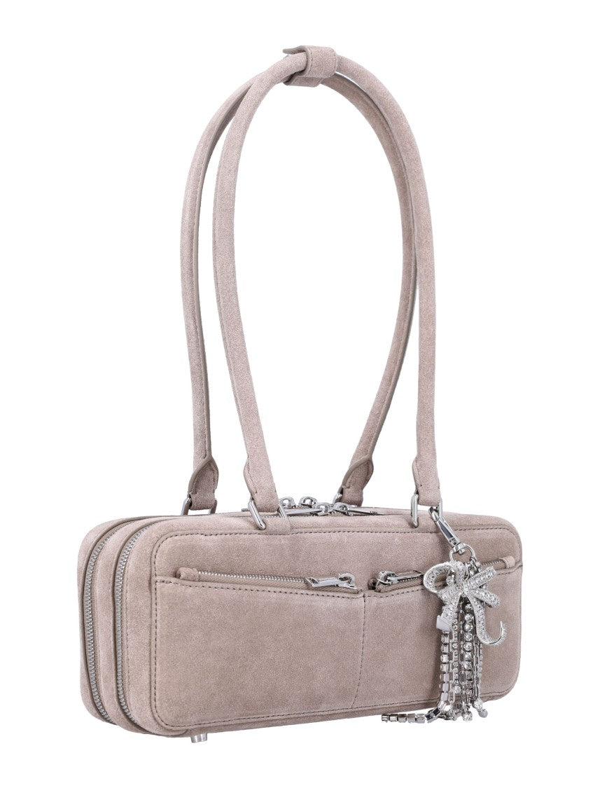 Self-Portrait Baguette Shoulder Bag With Charm