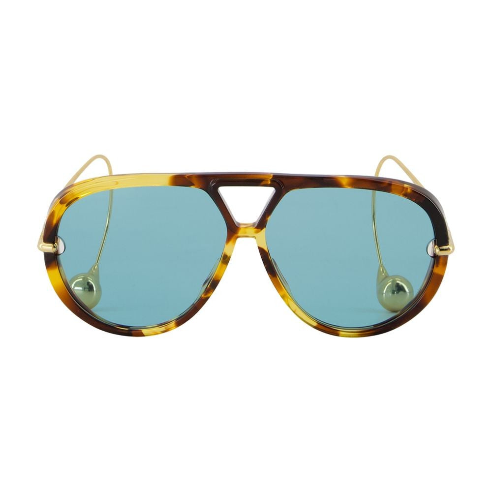 Bottega Veneta Brown Acetate Sunglasses
