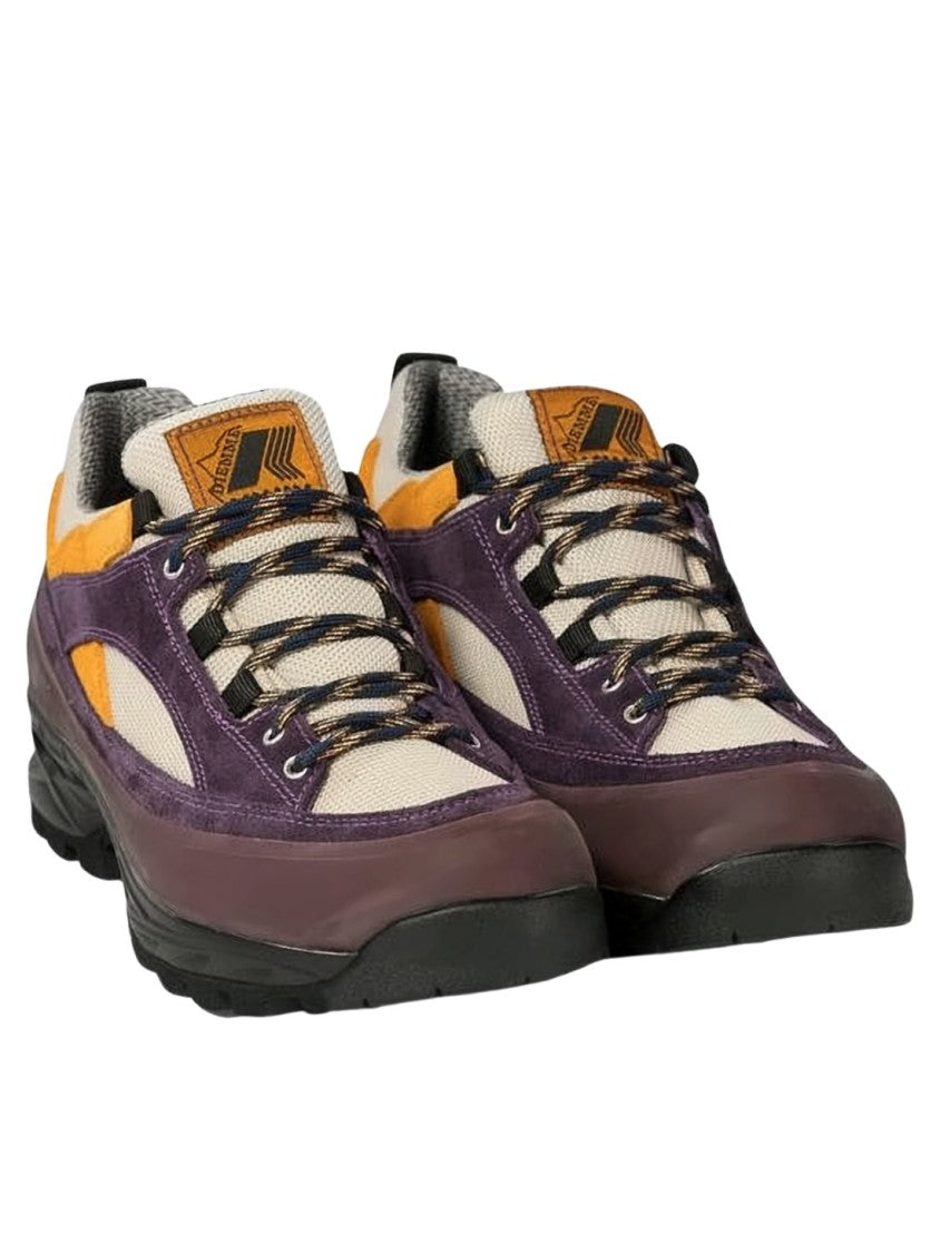 K-Way Deep Purple And Brown Sneakers