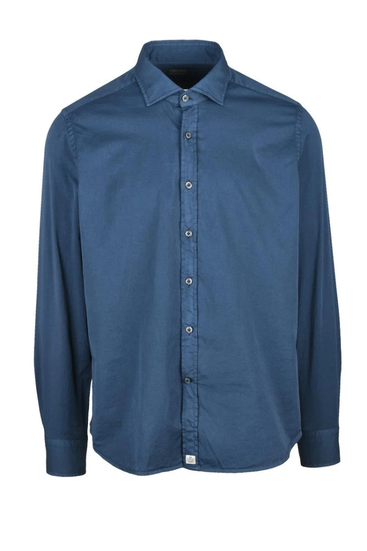 Sonrisa Silvery Blue Silvery Men's Shirt
