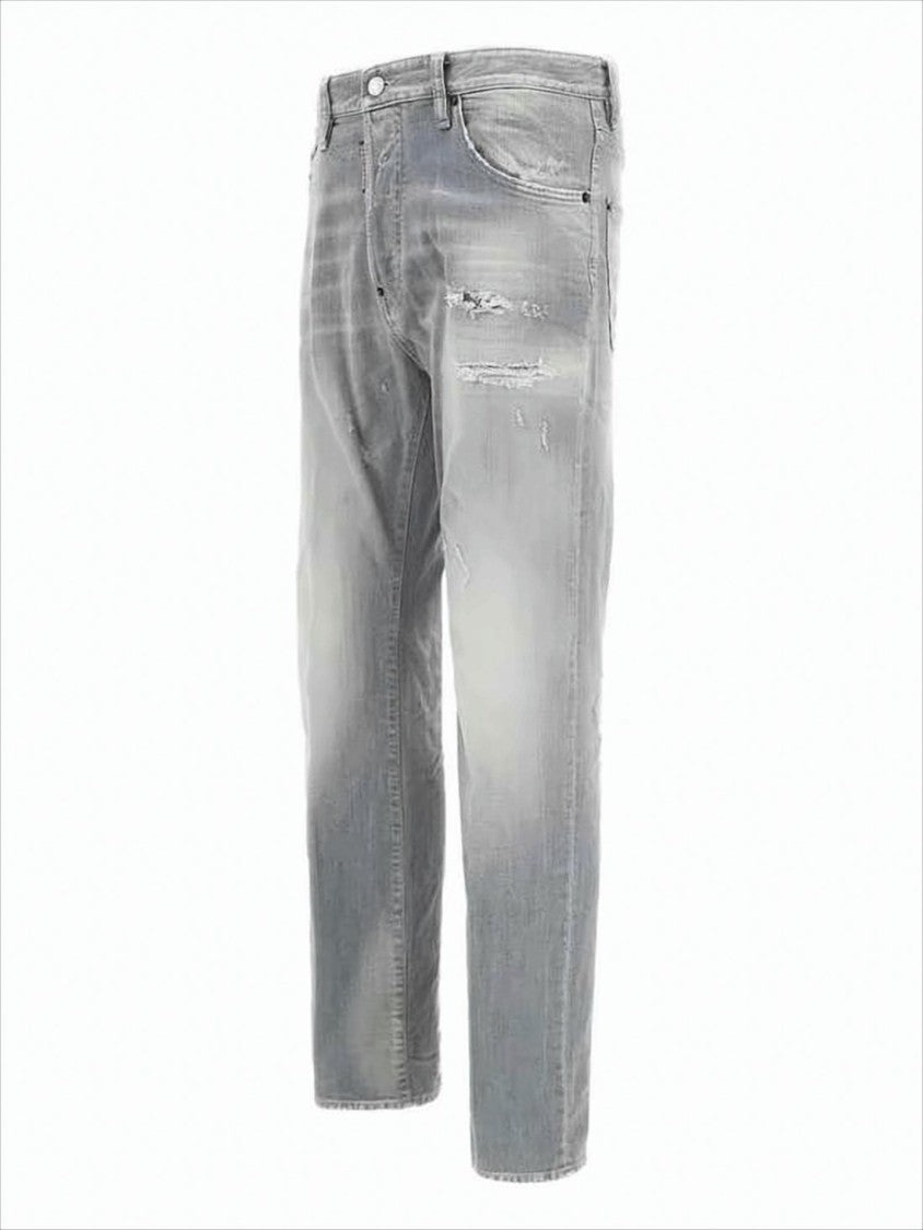 Dsquared2 Faded Grey Denim Pants
