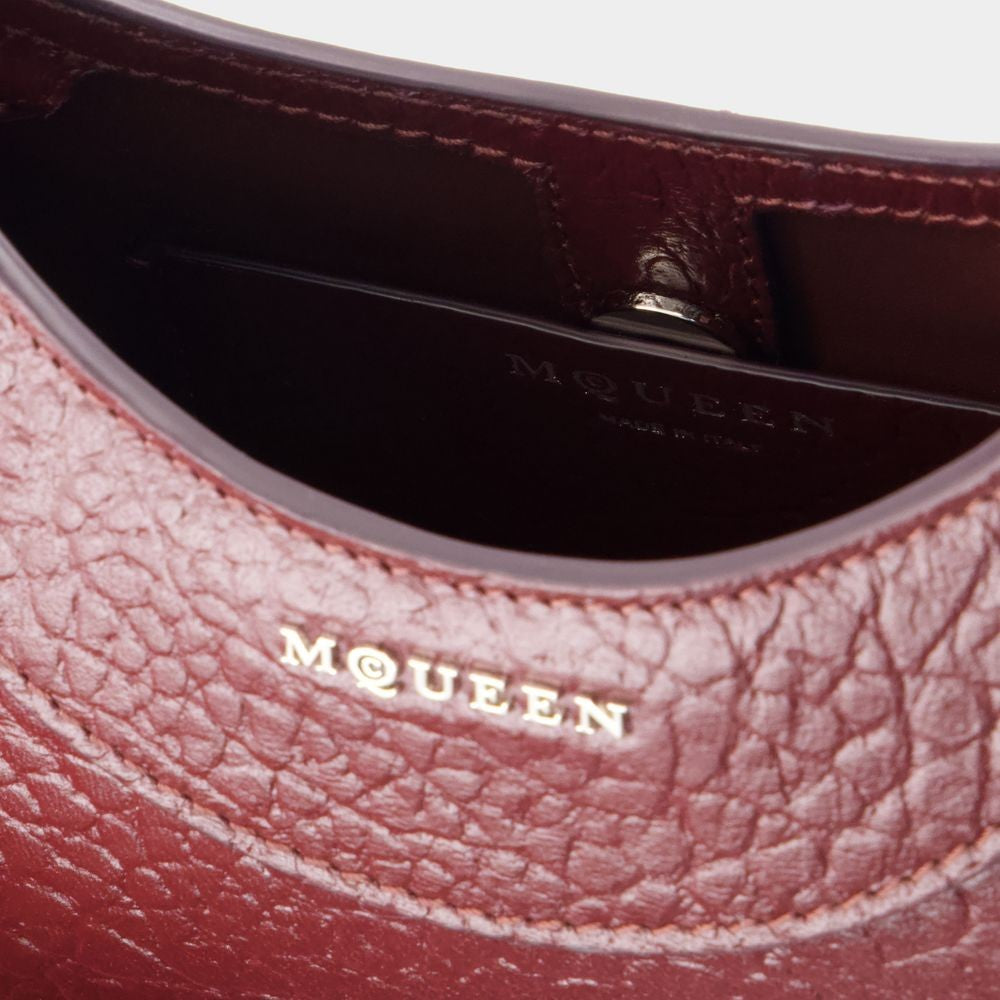 Alexander Mcqueen Mini Cross Bar Purse - Leather - Red