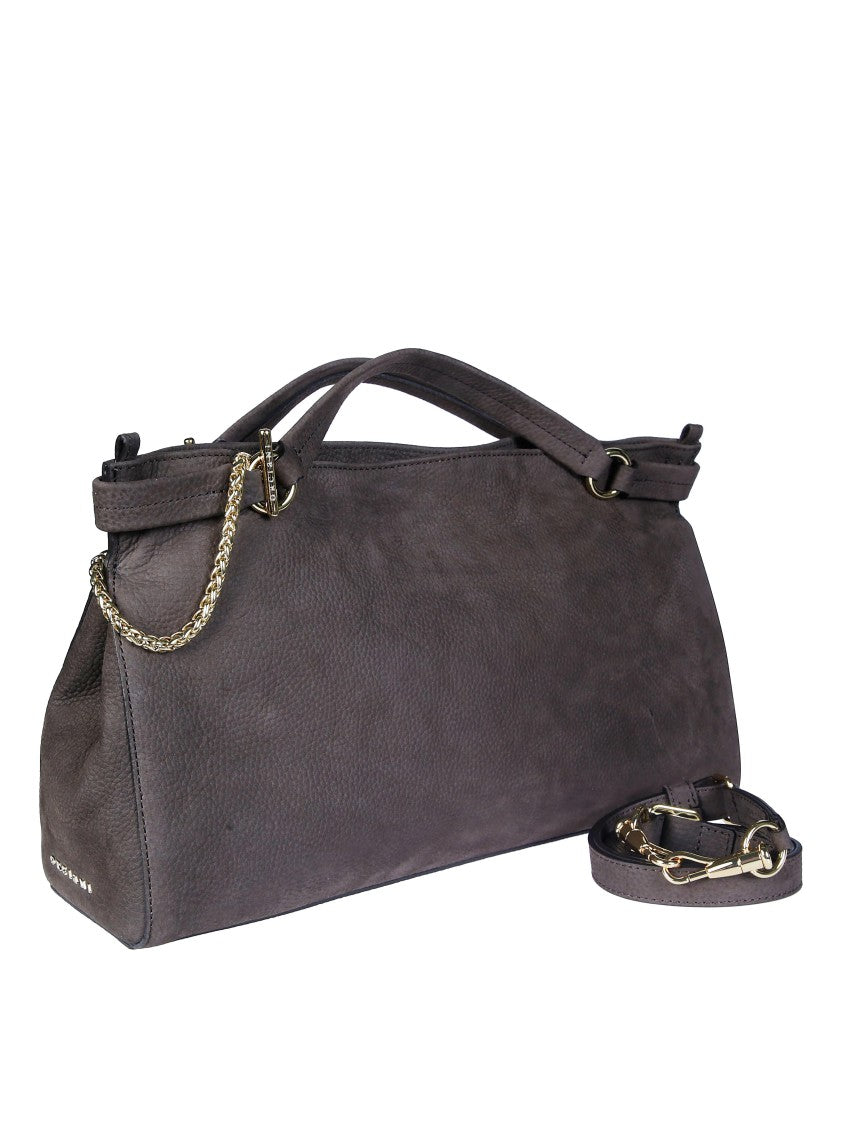 Orciani Elongated Textured Shoulder Bag