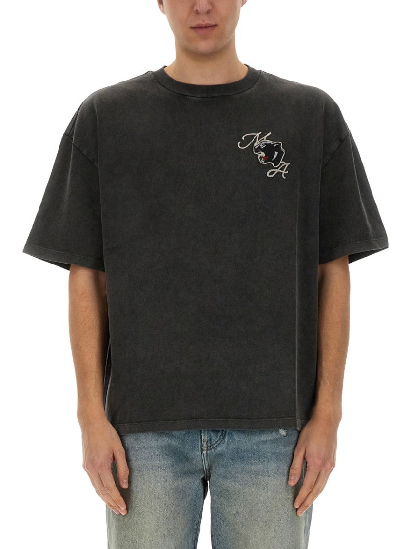 Amiri Black "Panther" T-Shirt