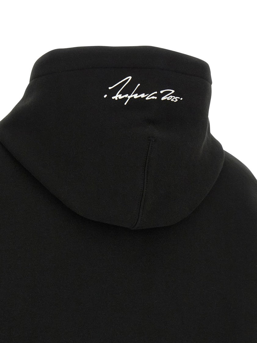 Kenzo Floral Print Hoodie With Spacious Hood And Relaxed Fit