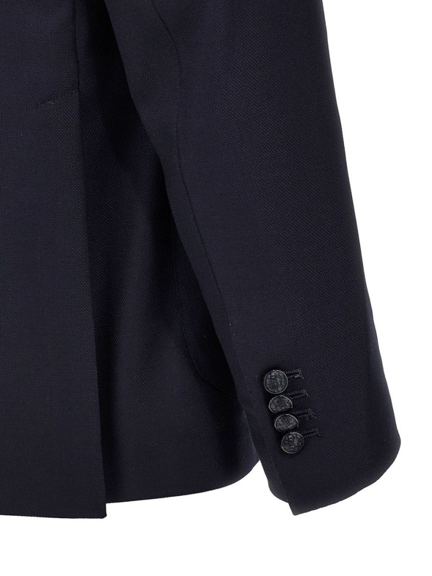 Tagliatore Tailored Single Breasted Wool Blazer