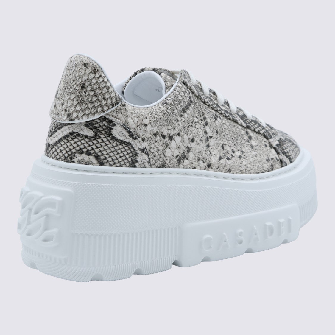 Casadei Platform Sneakers With Textured White Sole