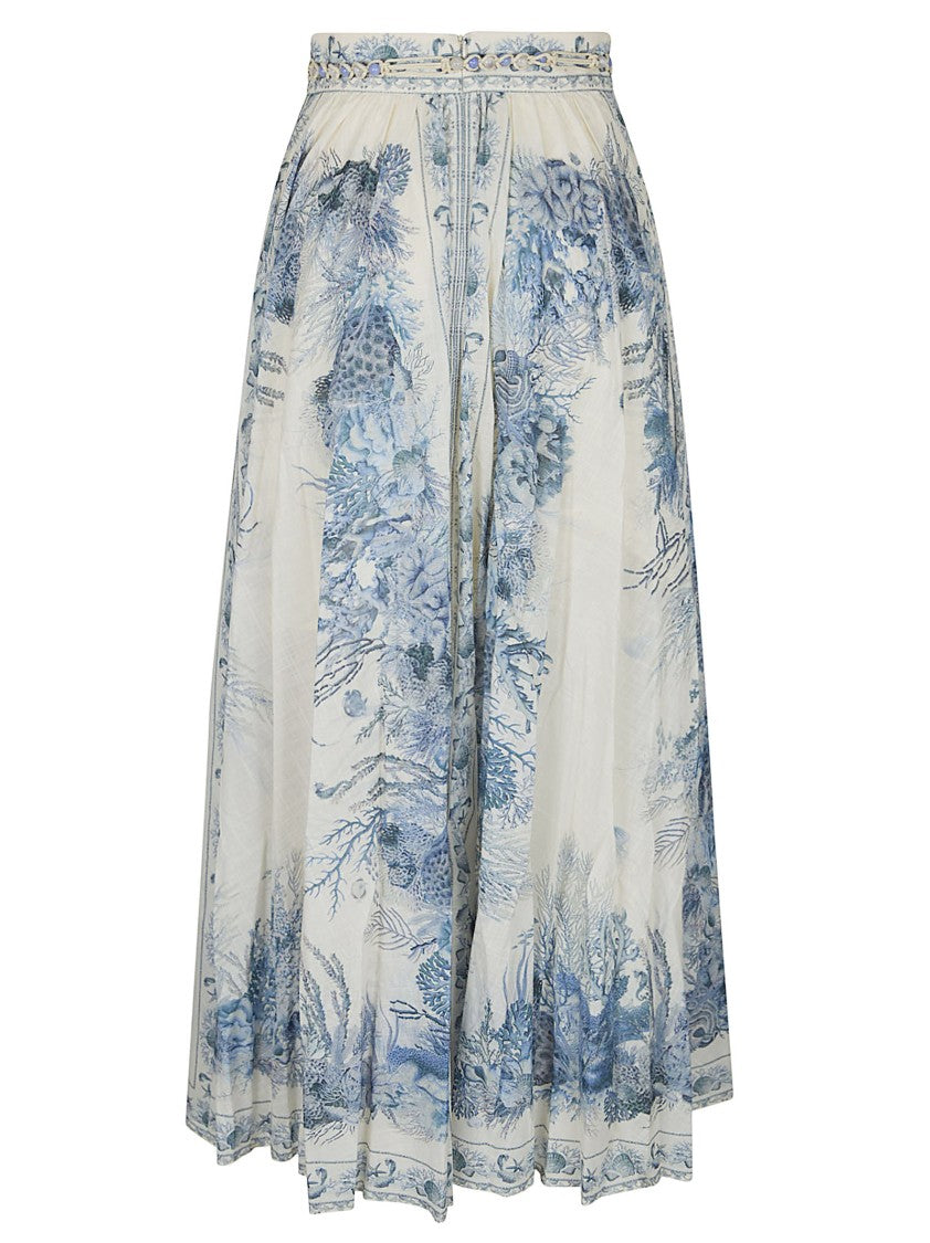 Zimmermann Wanderlust Cotton Skirt