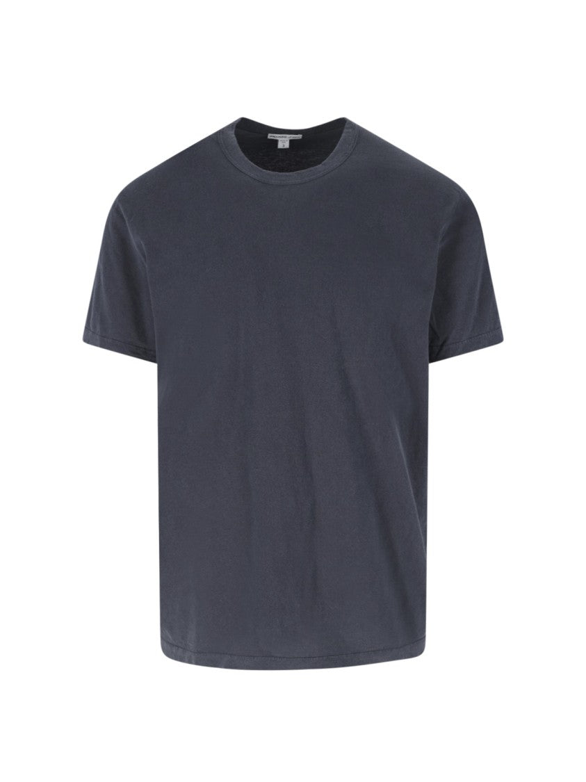 James Perse Blue Short-Sleeve Cotton T-Shirt