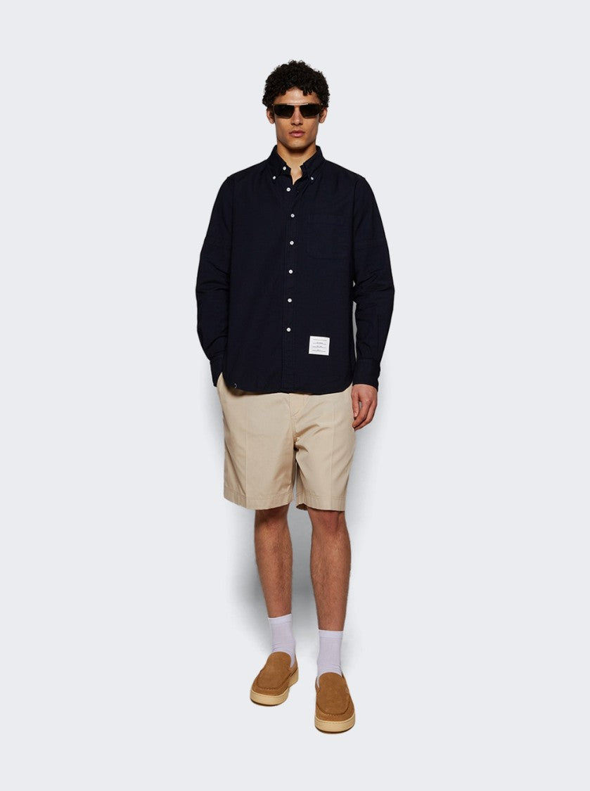 Thom Browne Typewriter Cloth Utility Chino Shorts Khaki