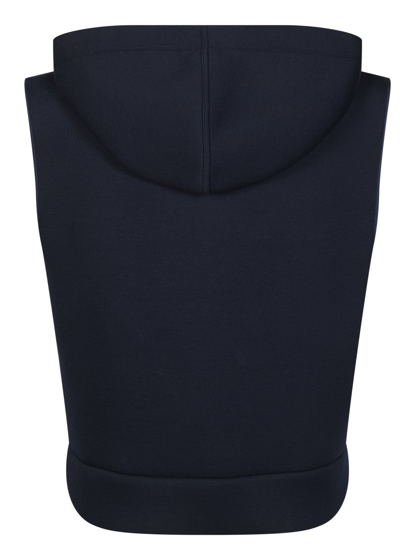 Max Mara Blue Dandy Diamond Quilted Vest