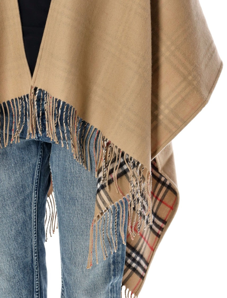 Burberry Reversible Vintage Check Cape
