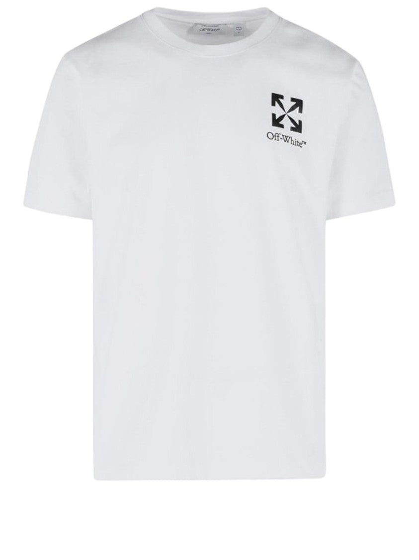 Off-White Classic Short-Sleeve T-Shirt With Contrasting Logo