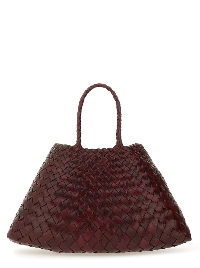Dragon Diffusion Santa Croce Small Braided Woven Handbag