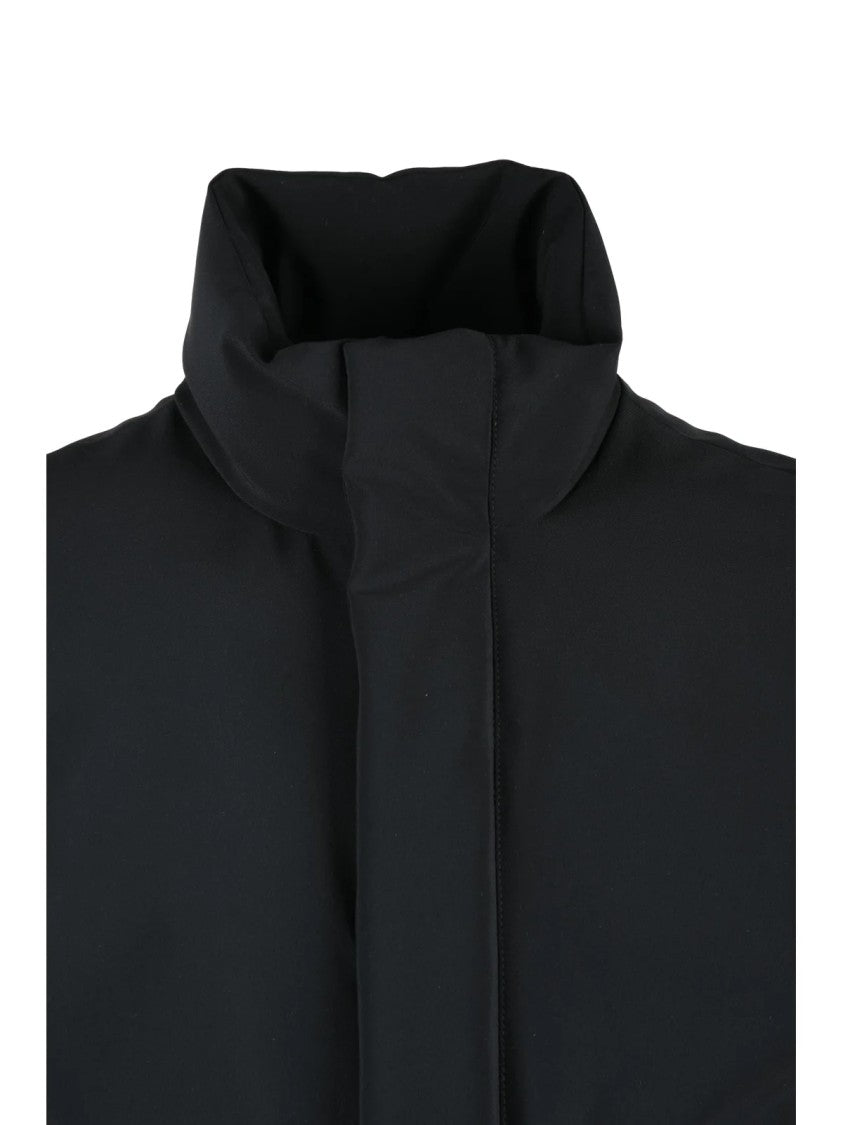 Aspesi Padded Down Vest With High Collar And Minimalist Design