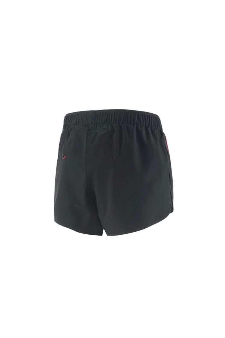 District Vision Minimalist Black Active Shorts With Subtle Accents
