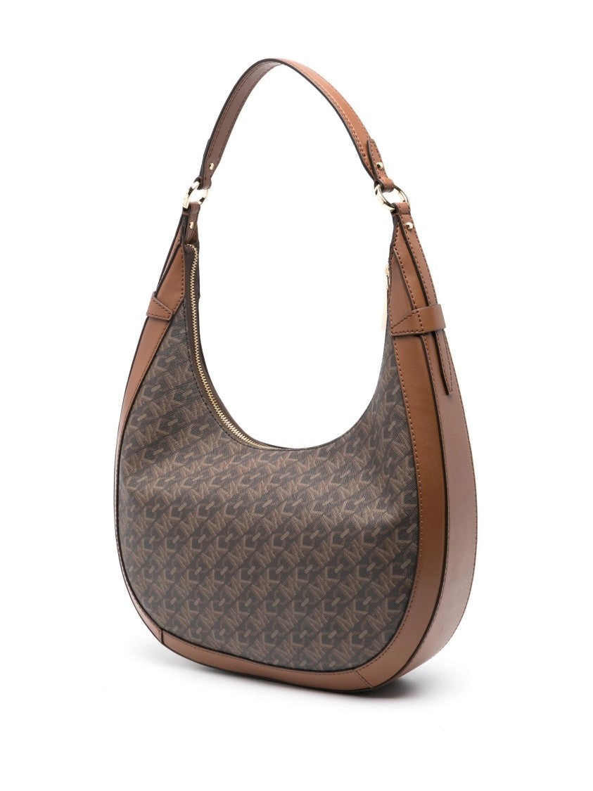 Michael Kors Lg Crescent Tz Hobo Shoulder Bag