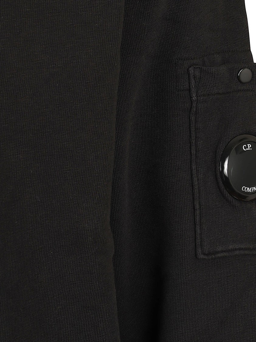 C.P. Company Cotton Fleece Crewneck Sweatshirt With Iconic Lens Detail