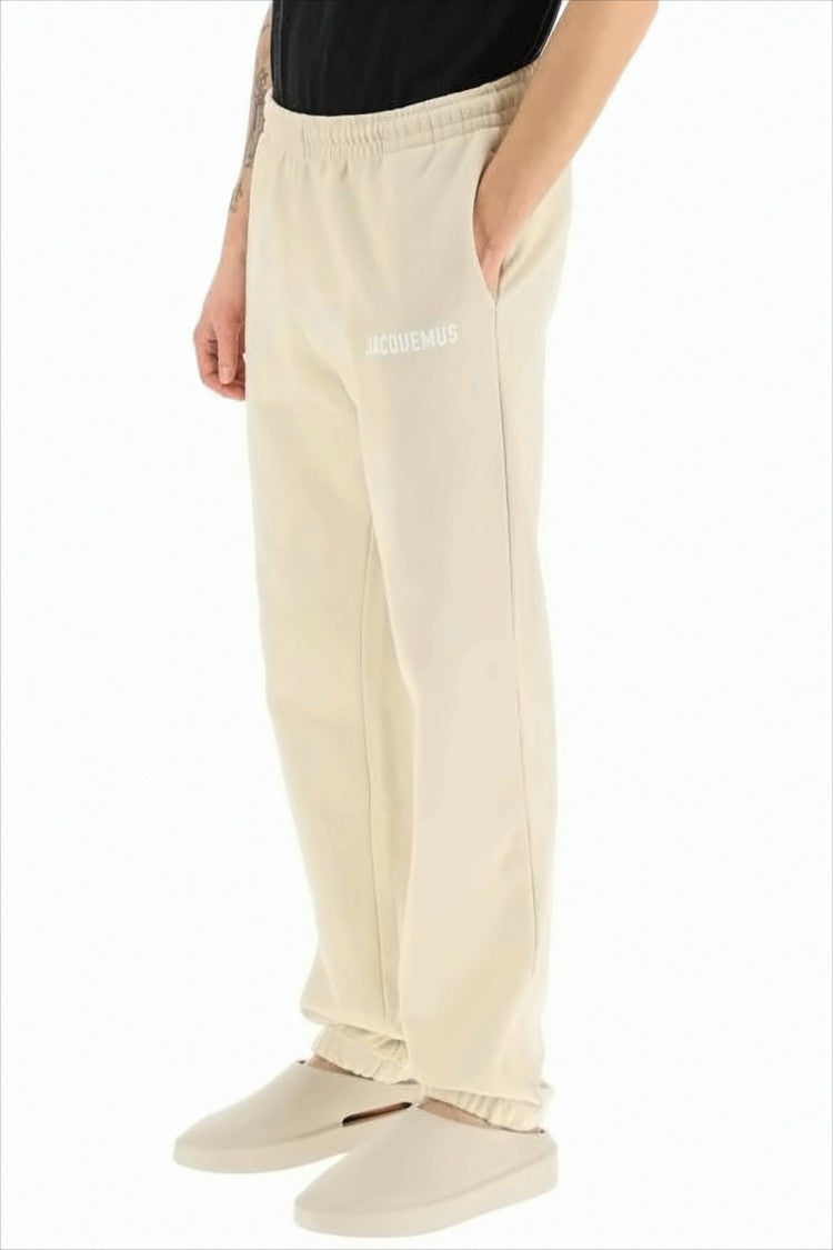 Jacquemus Relaxed Fit Cotton Joggers With Zippered Pocket