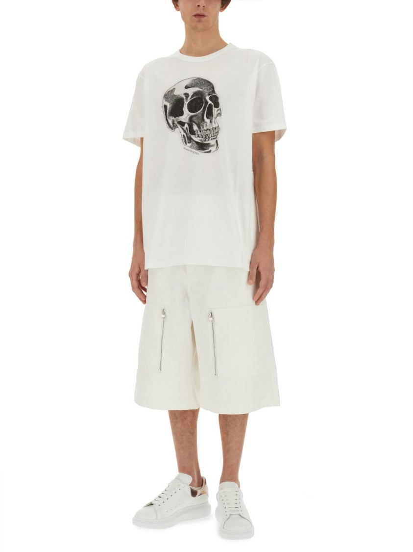 Alexander Mcqueen Skull Print T-Shirt