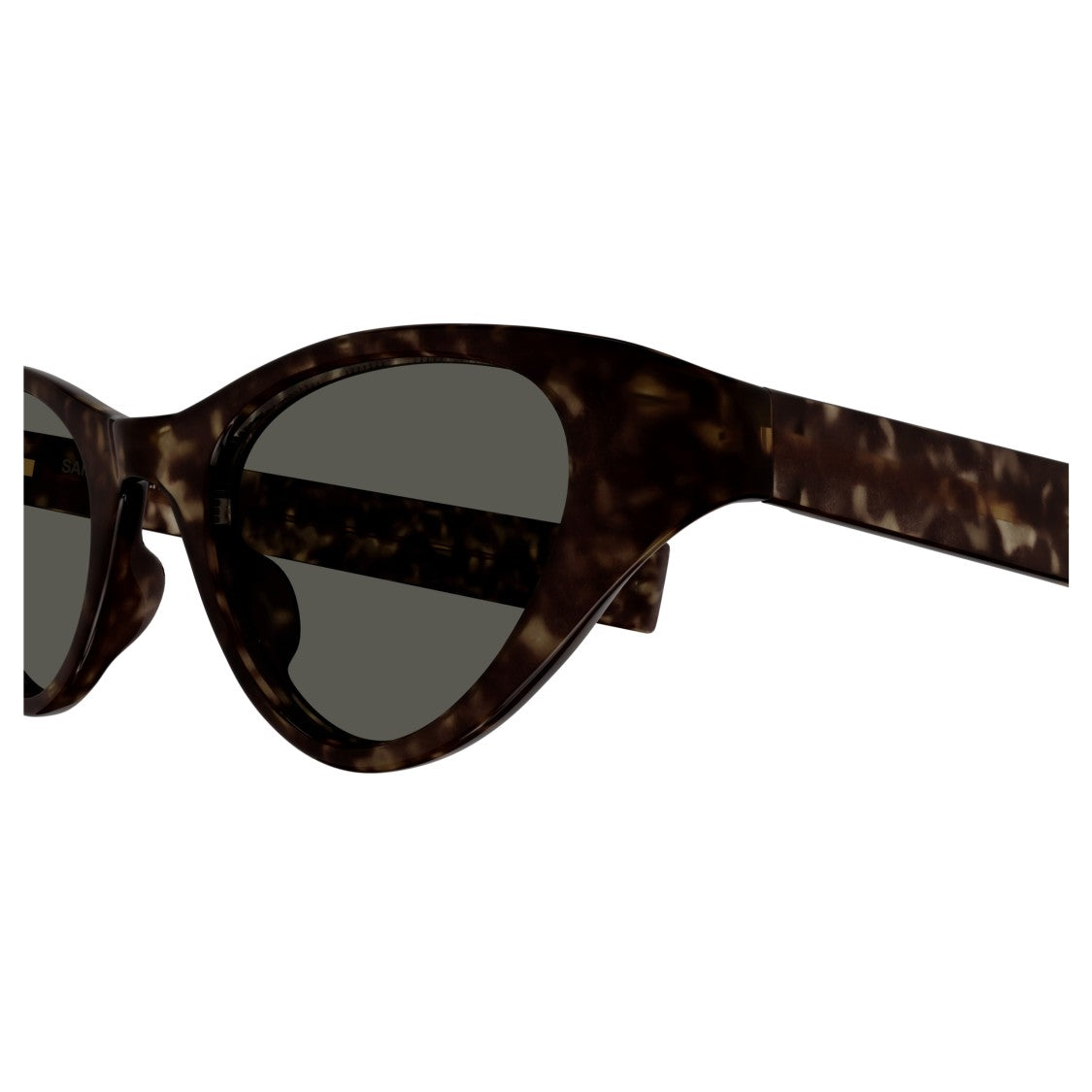 Saint Laurent Sl M144 Glossy Tortoiseshell Cat-Eye Sunglasses