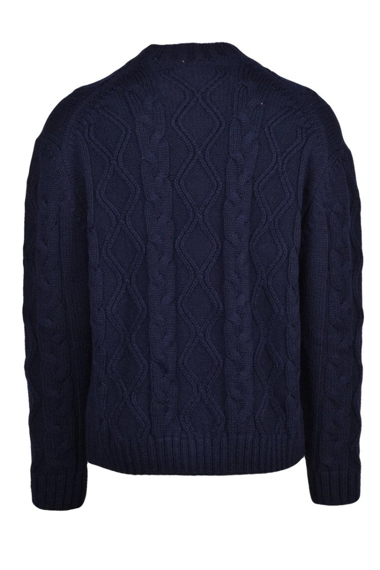 Paul & Shark Cable Knit Sweater Virgin Wool - Multicolor