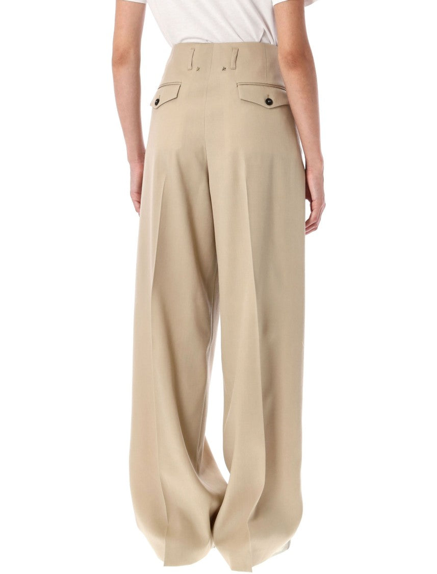 Golden Goose Wide Pant Wool Gabardine