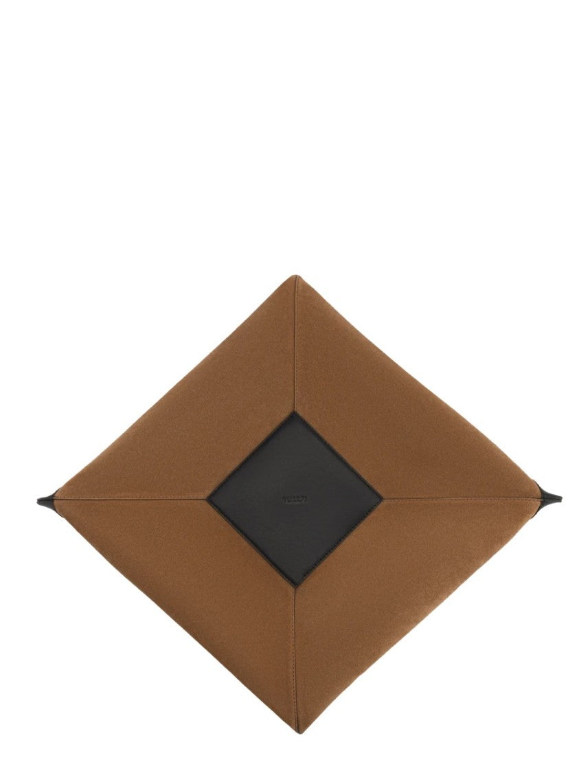 Yuzefi Wonton Geometric Leather Shoulder Bag