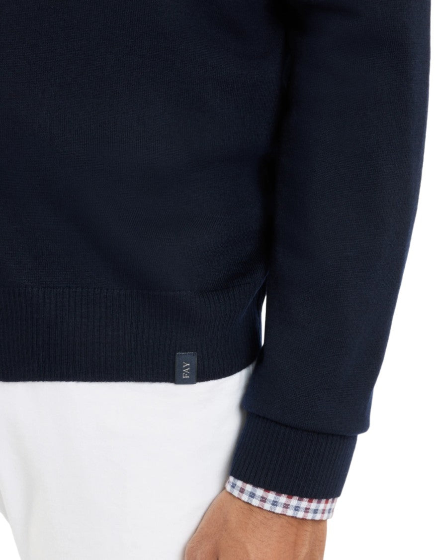Fay Classic V-Neck Cardigan