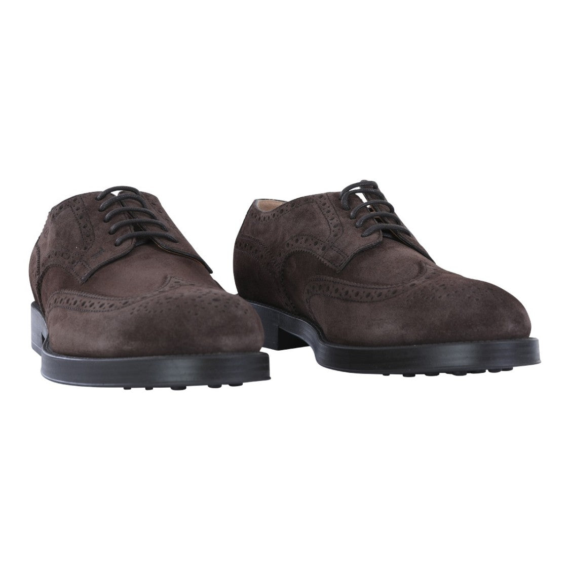 Tod's Wingtip Brogue Flat Shoes With Lace-Up Closure