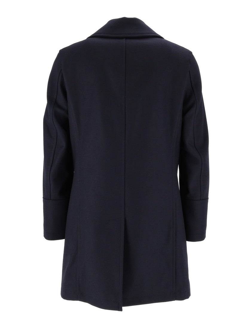 Sealup Genova Virgin Wool Double-Breasted Peacoat