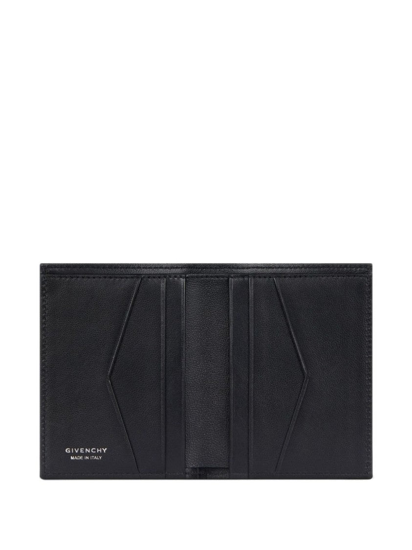 Givenchy Bifold Wallet In Textured Calf Leather