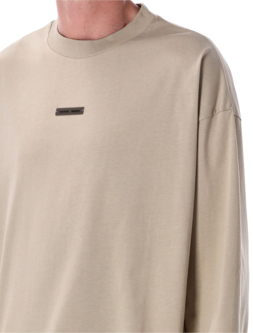 Fear Of God Relaxed-Fit Long Sleeves T-Shirt With Ribbed Crew Neck
