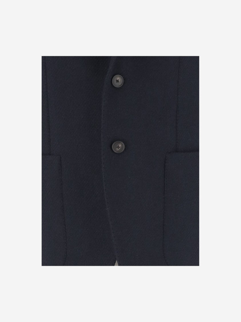 Tagliatore Wool Blend Single-Breasted Jacket