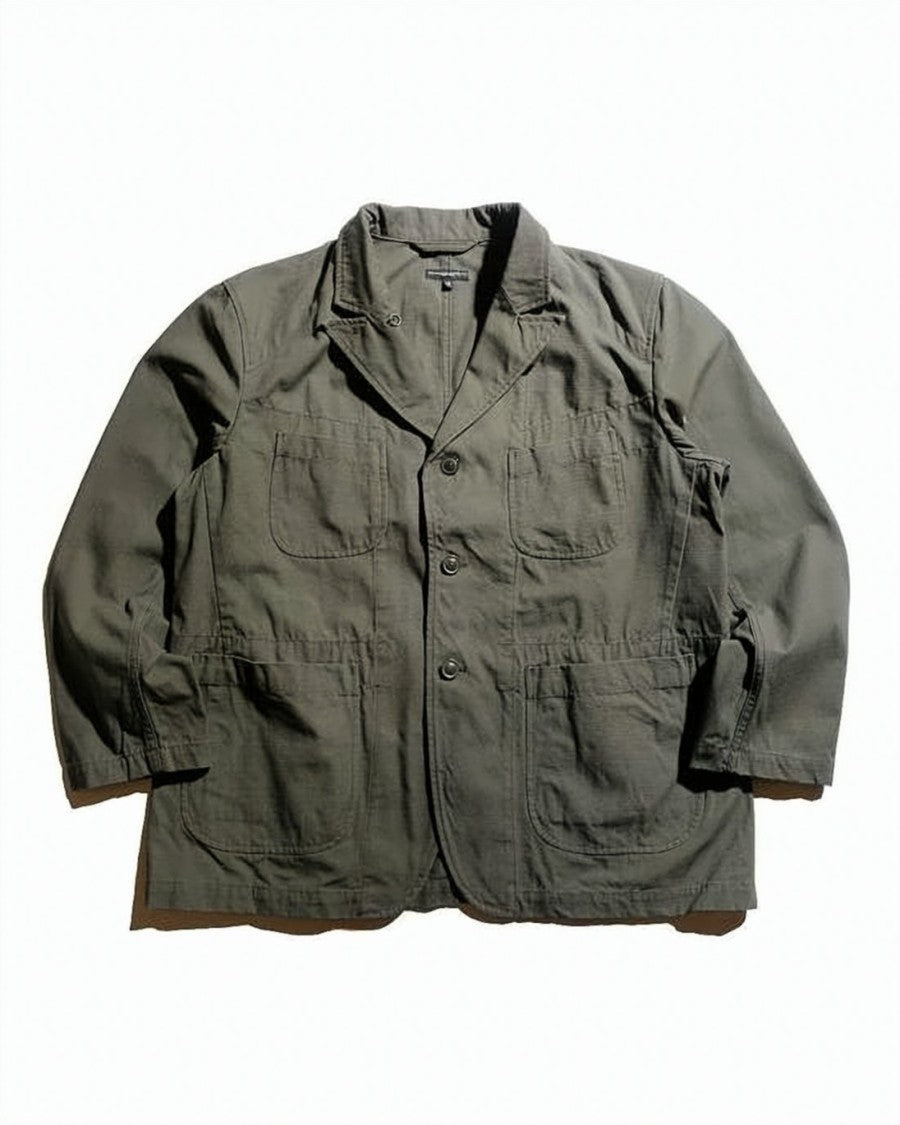 Engineered Garments Relaxed-Fit Button-Up Jacket With Notched Lapel