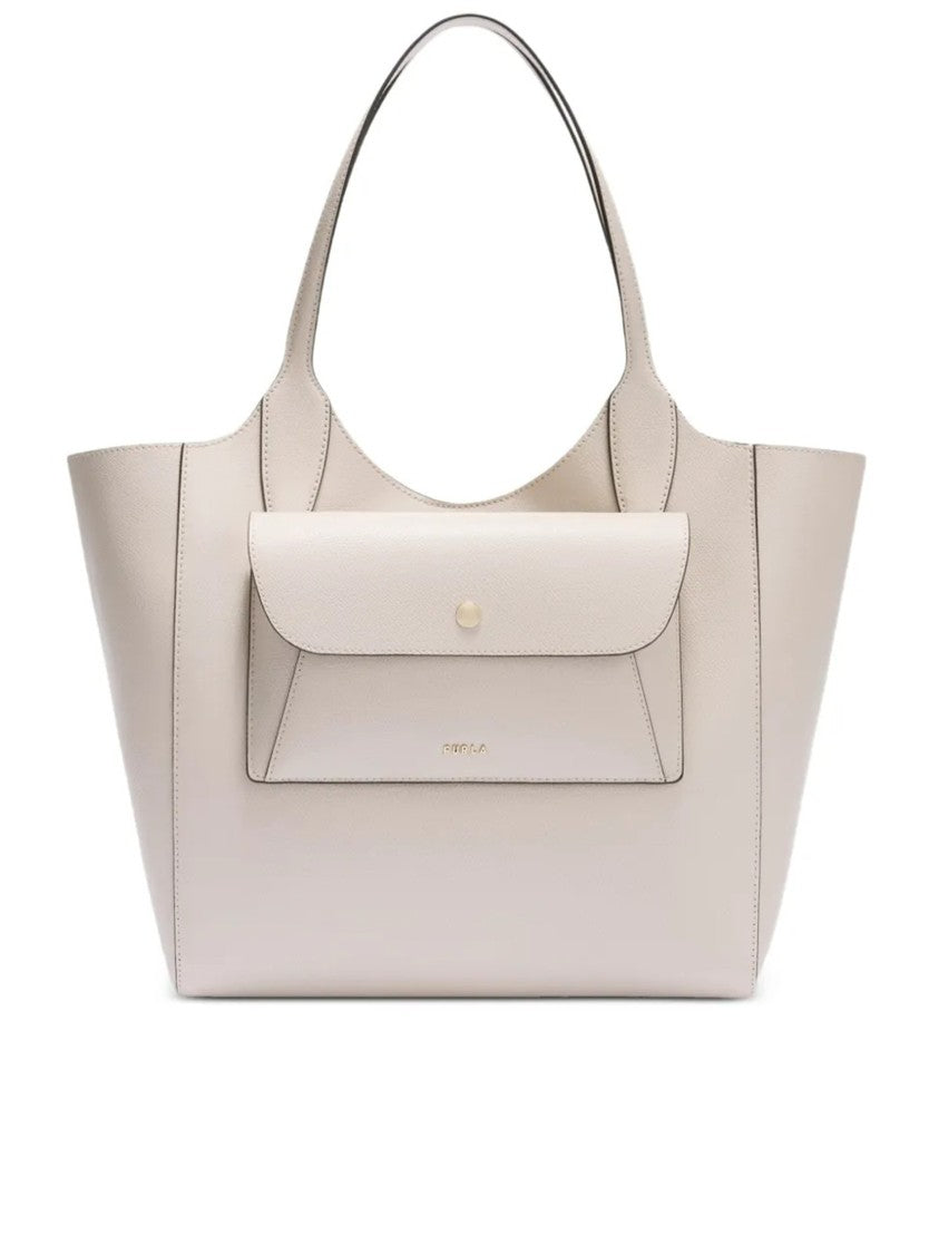 Furla Lea M Tote Smooth Leather Structured Bag