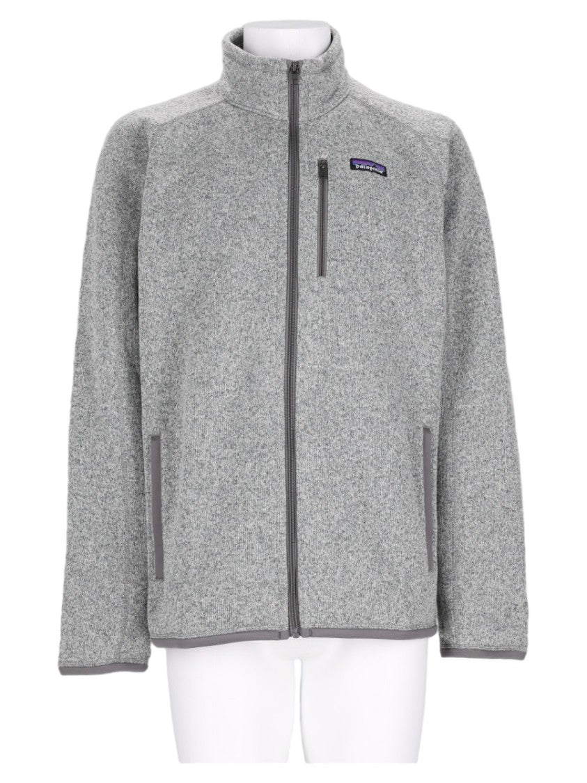 Patagonia Heathered Grey Sports Jacket With Minimalist Design