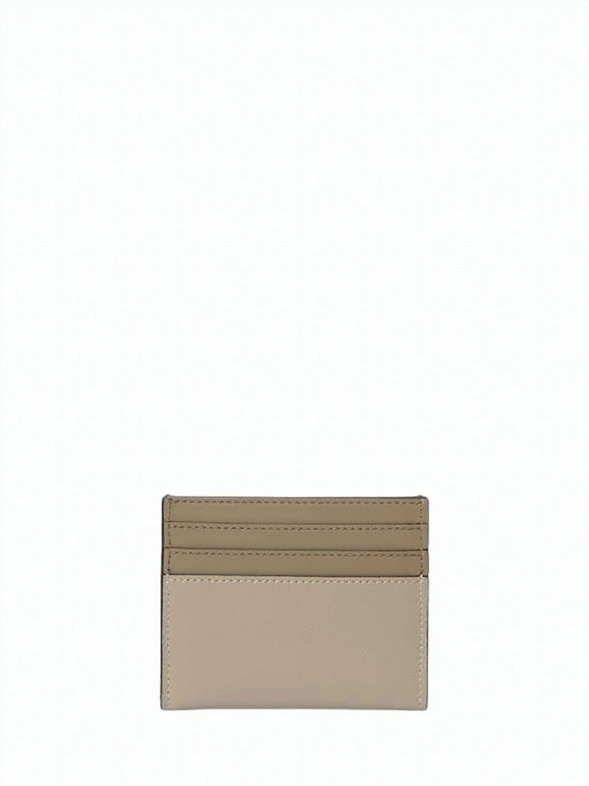 Fendi Calf Leather Cardholder With Embossed Logo Detail