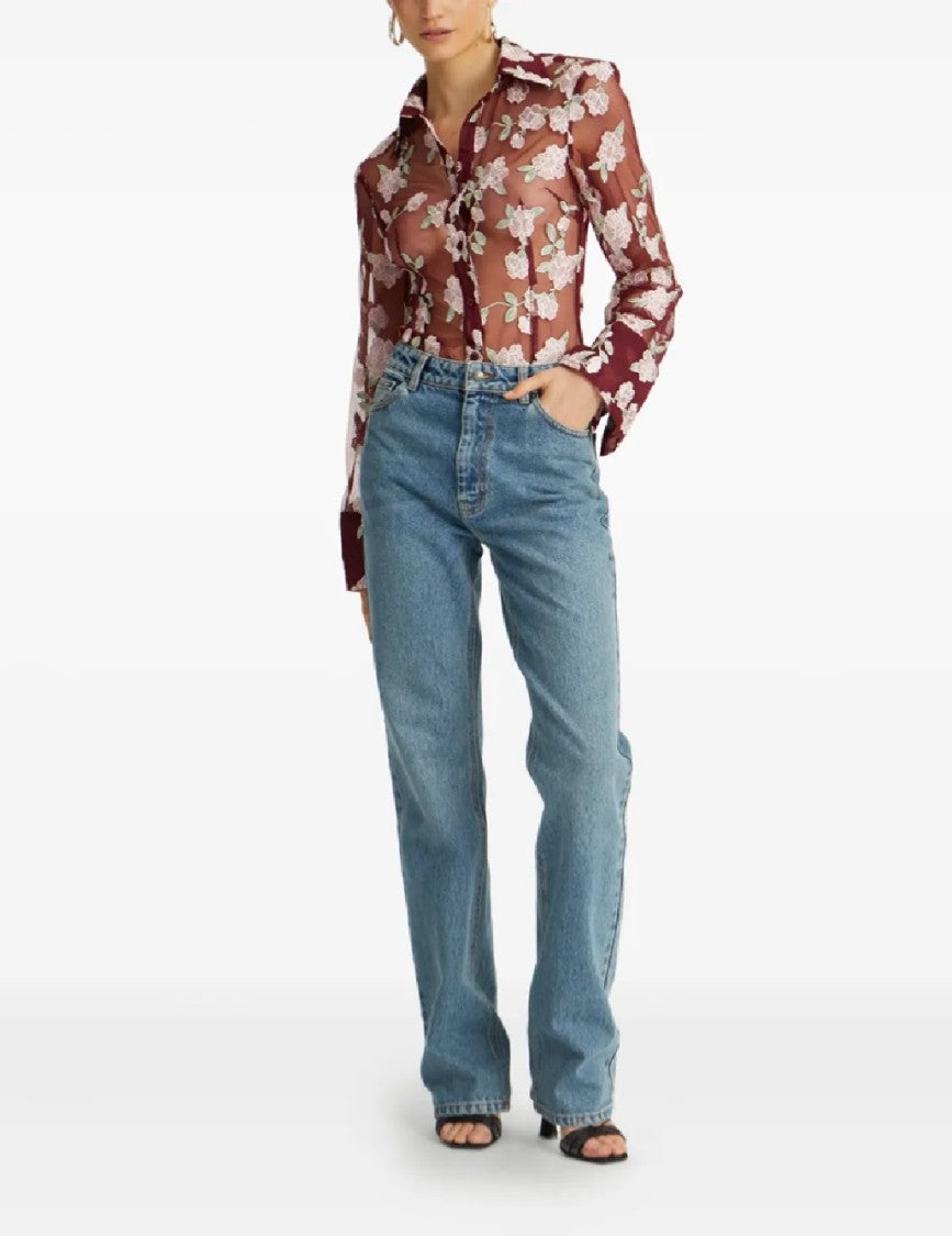 Rotate Mesh Fitted Shirt