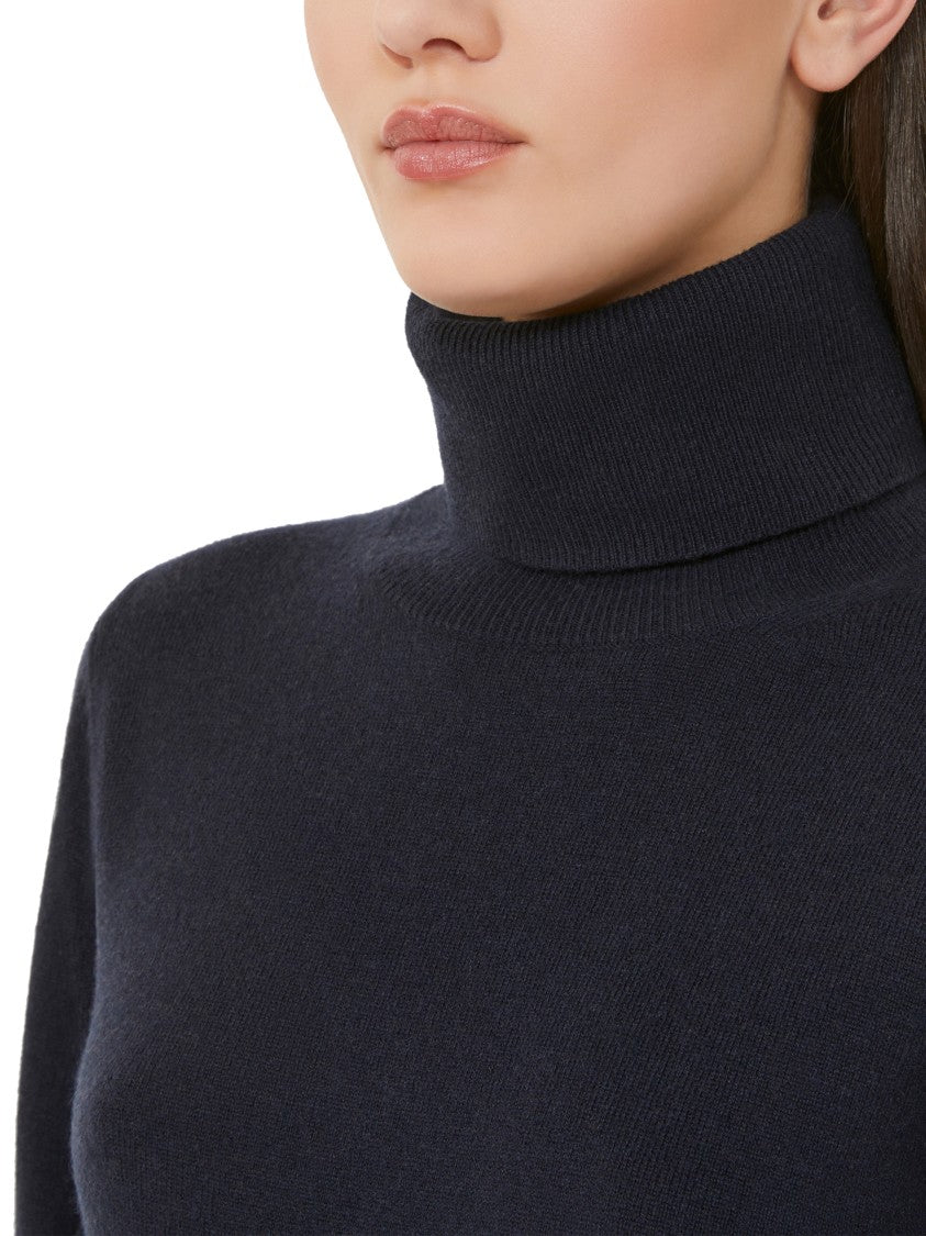 Max Mara Turtleneck Sweater With Fine-Knit Texture