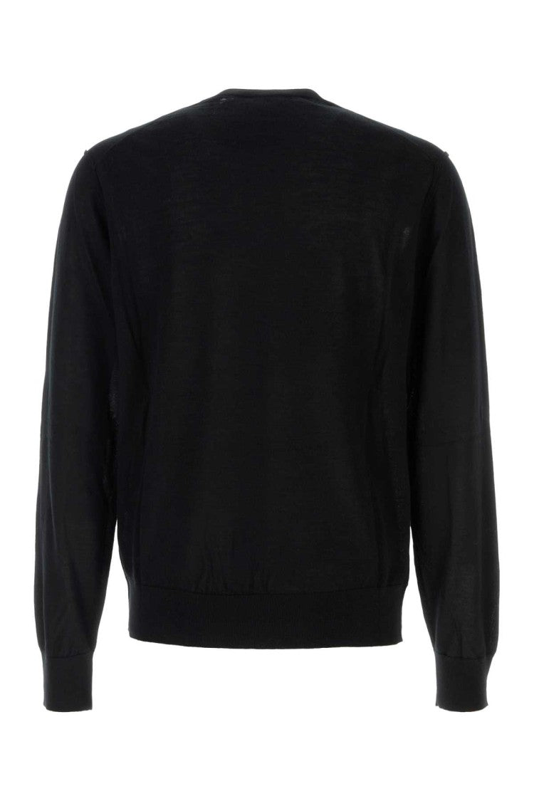 Dolce & Gabbana Black Cashmere Sweater